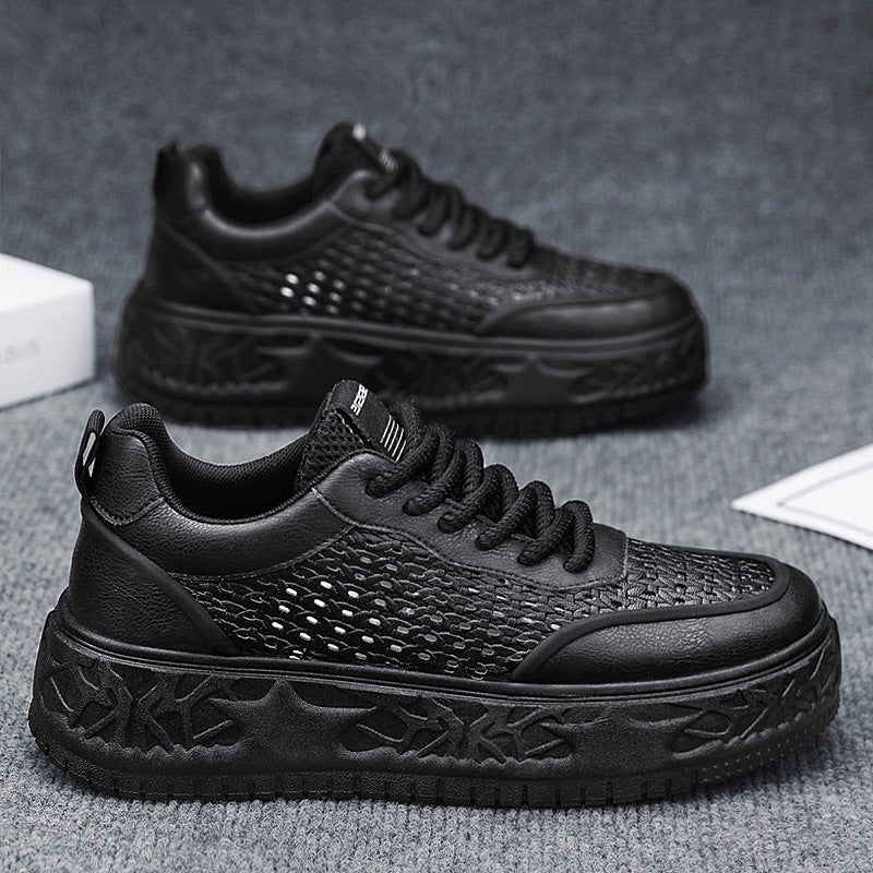 Damen Sportliche Sneakers mit atmungsaktivem Obermaterial und robuster Laufsohle EB