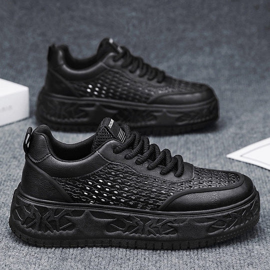 Damen Sportliche Sneakers mit atmungsaktivem Obermaterial und robuster Laufsohle EB