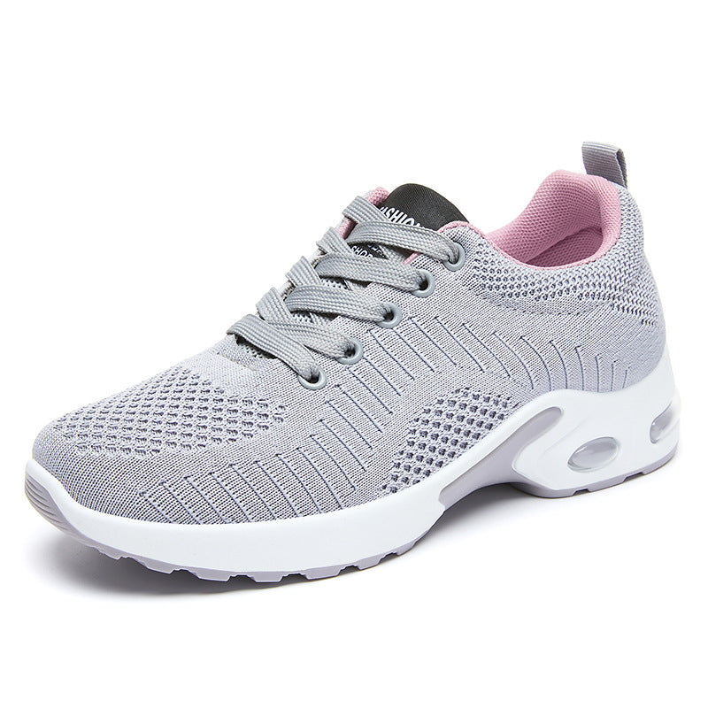 Damen Sportliche Lauf-Sneakers mit atmungsaktiver Mesh-Oberfläche und dämpfender Sohle EB