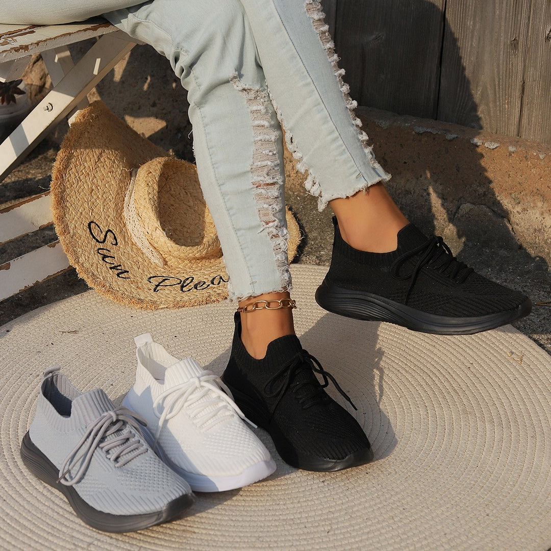 Damen Atmungsaktive und flexible Lifestyle Sneakers EB