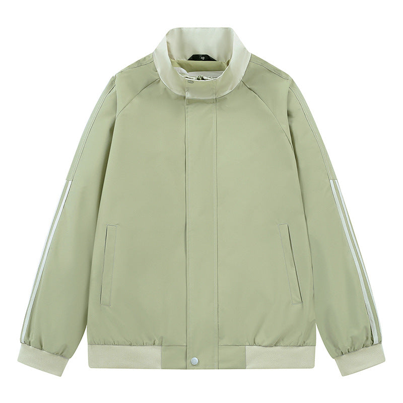 Damen sportliche Übergangsjacke mit hohem Kragen und seitlichen Eingrifftaschen EB
