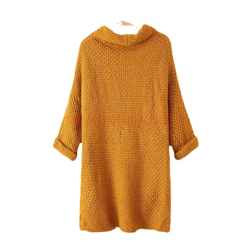 Damen Grober Strickcardigan mit lässiger Passform und praktischen Taschen EB