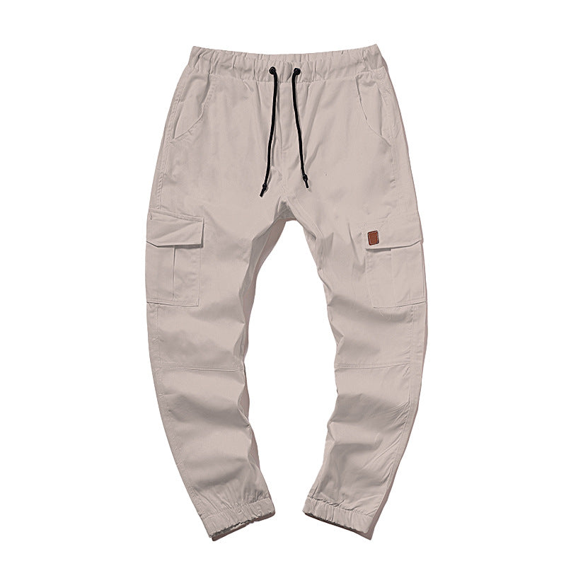 Herren Cargo-Hose im modernen Design mit mehreren Taschen und elastischem Bund EB