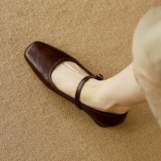 Damen Ballerinas mit modischem Riemchen EB