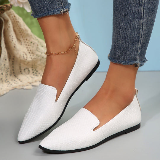 Damen  flexible Keil-Slipper mit Schlangenprägung, gepolstertem Komfortfußbett und rutschfester Gummisohle EB