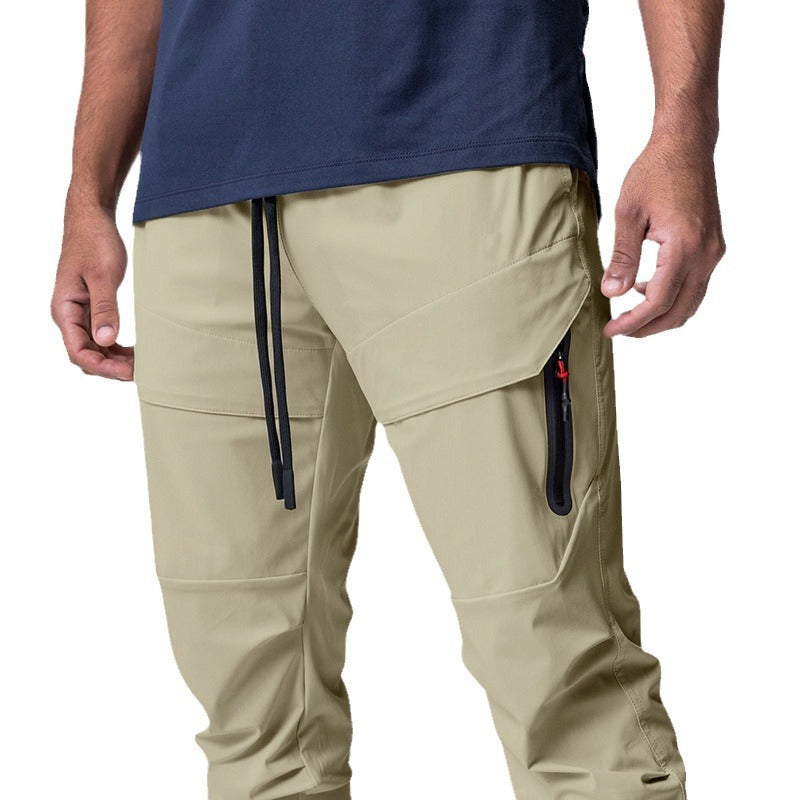 Herren Komfortable Cargo-Hose mit innovativen Taschen und elastischem Bund EB