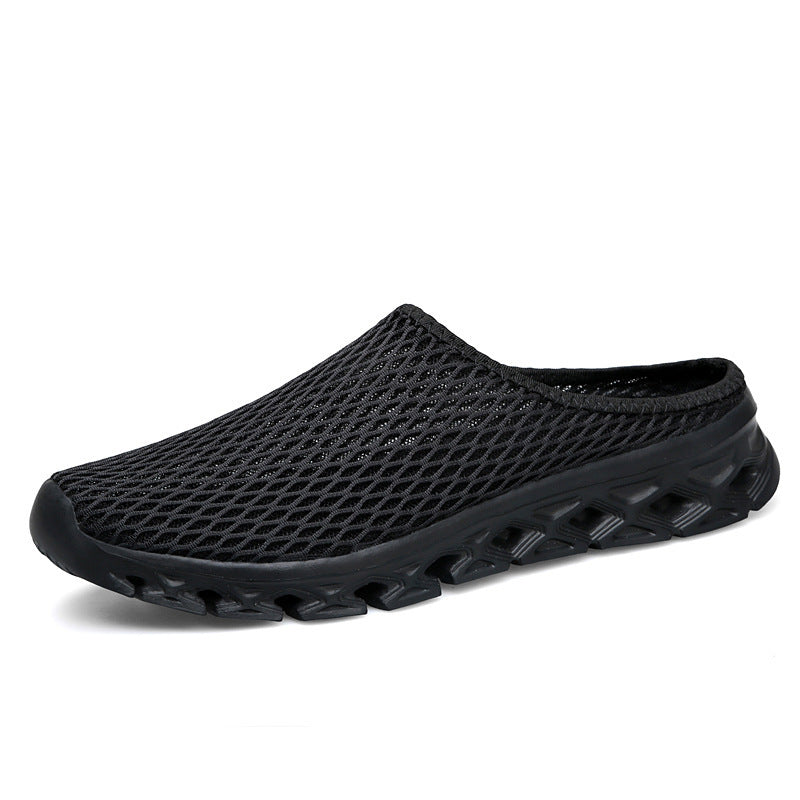 Unisex nan atmungsaktiver Mesh-Muleschuh mit flexibler Wabenlaufsohle und ergonomischem Fußbett EB