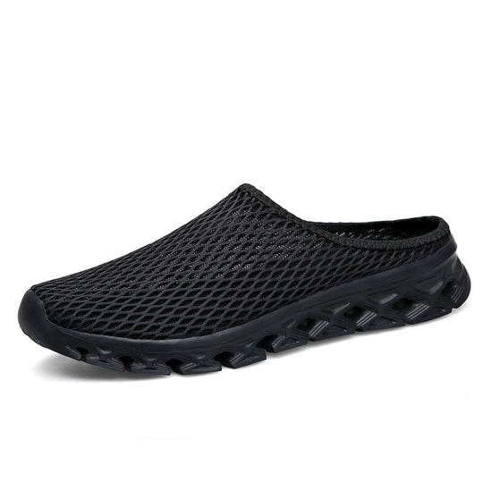 Unisex nan atmungsaktiver Mesh-Muleschuh mit flexibler Wabenlaufsohle und ergonomischem Fußbett EB