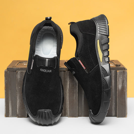 Herren Komfortable Slip-On Sneakers mit robustem Obermaterial und rutschfester Sohle EB