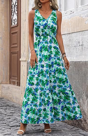 EB | Kleid mit V-Ausschnitt und elastischer Taille