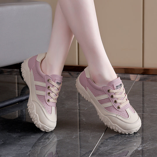Damen Sportliche Lauf-Sneaker mit rutschfester Profilsohle und atmungsaktiver Mesh-Oberfläche EB