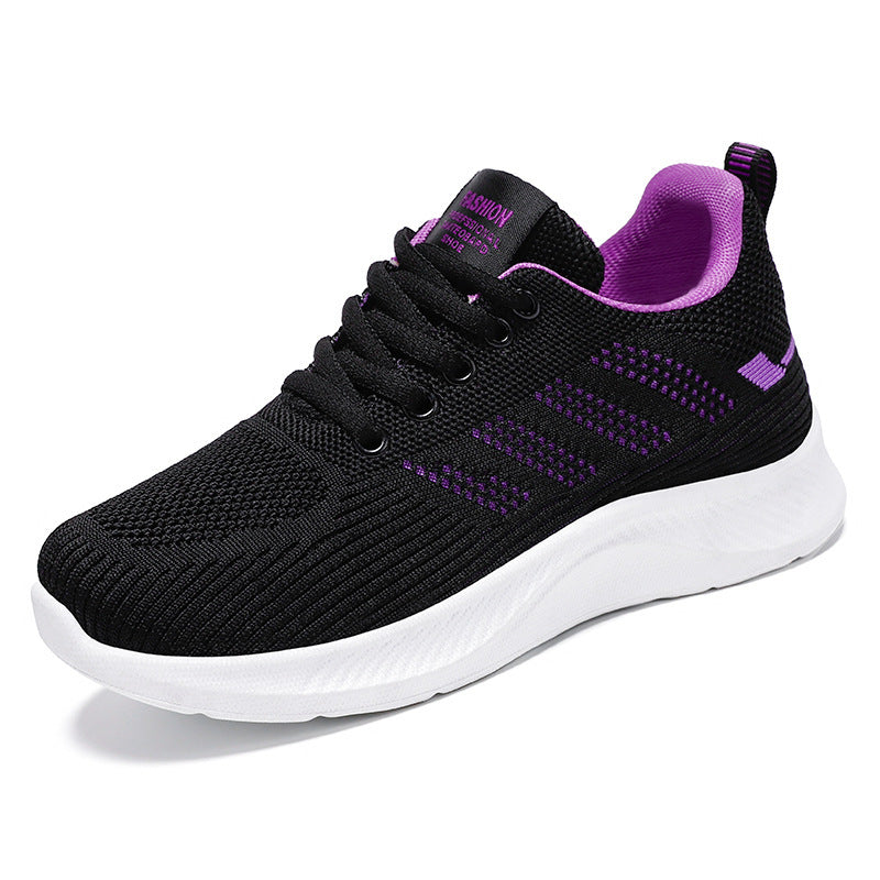 Damen Sportliche Sneaker mit atmungsaktivem Obermaterial und Dämpfungssystem EB