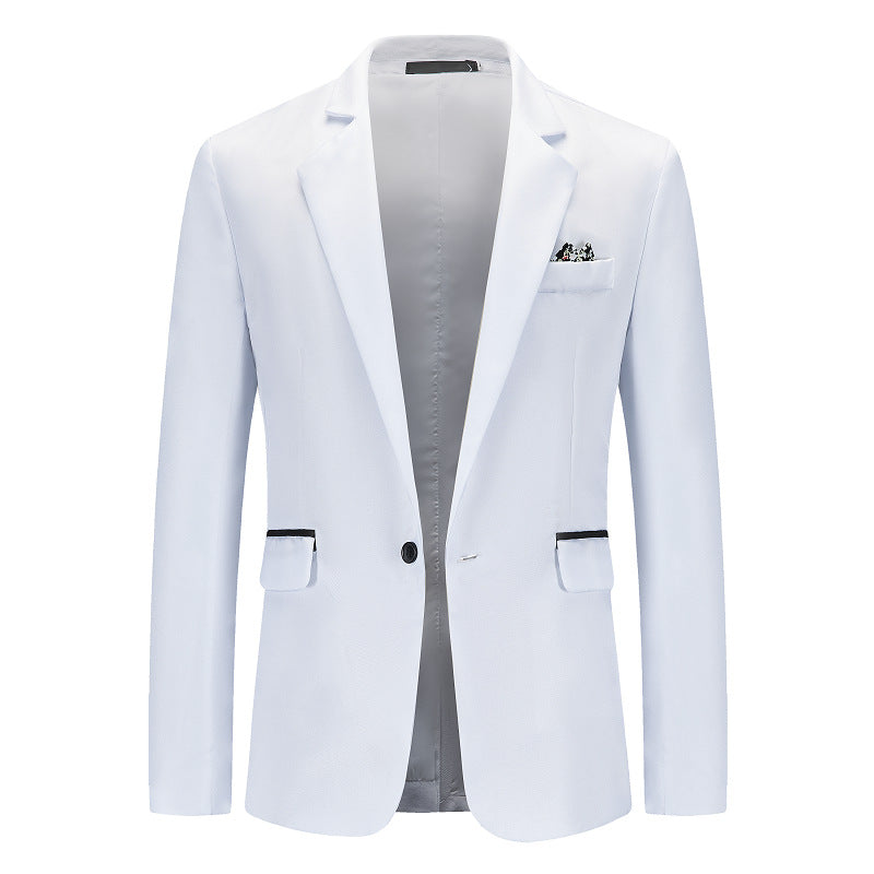 Herren Eleganter Anzugblazer mit feiner Struktur und modernem Schnitt EB