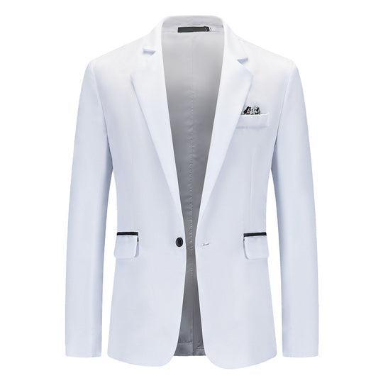 Herren Eleganter Anzugblazer mit feiner Struktur und modernem Schnitt EB