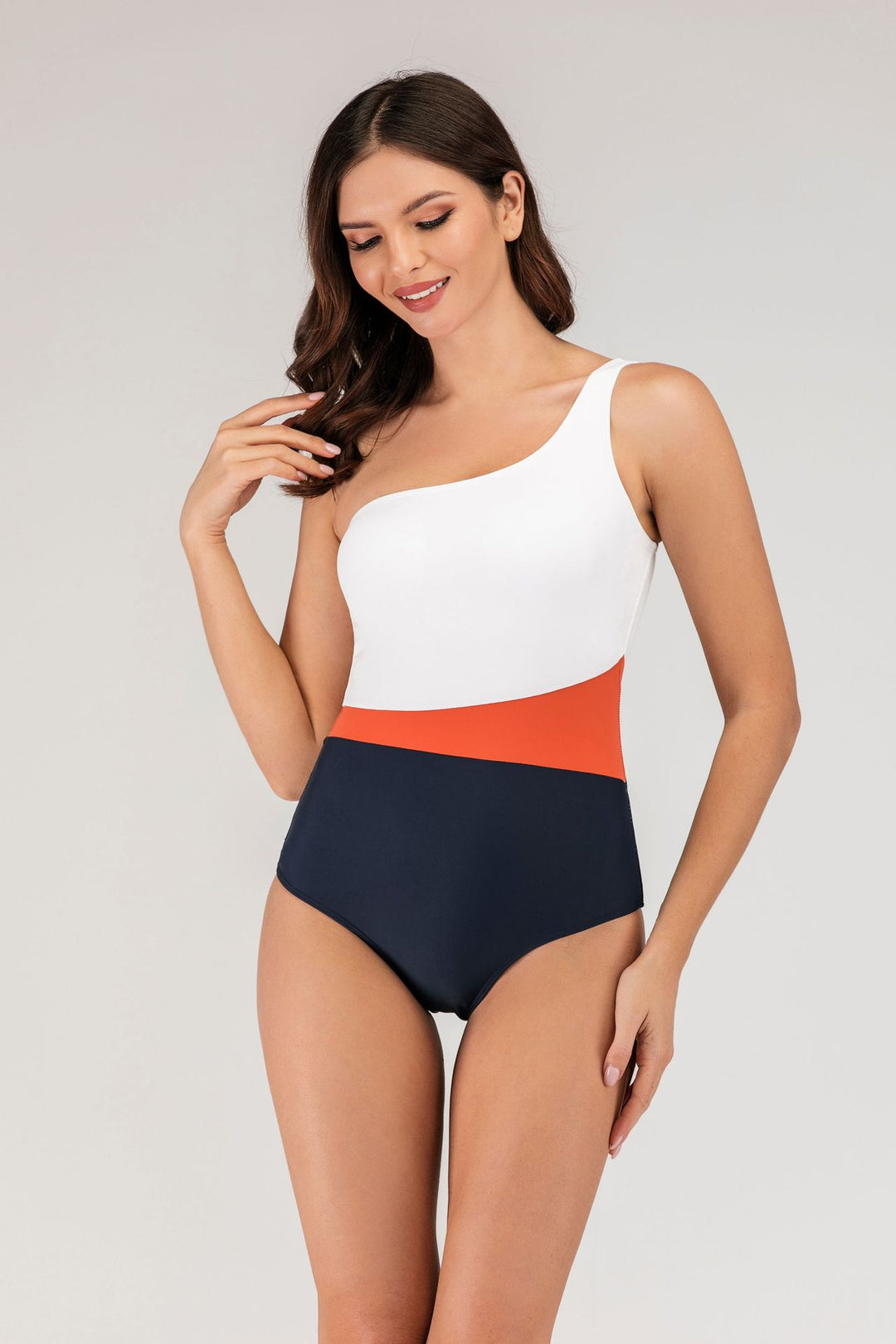 Damen Sportlicher Einteiler-Badeanzug mit hochwertigem Material EB