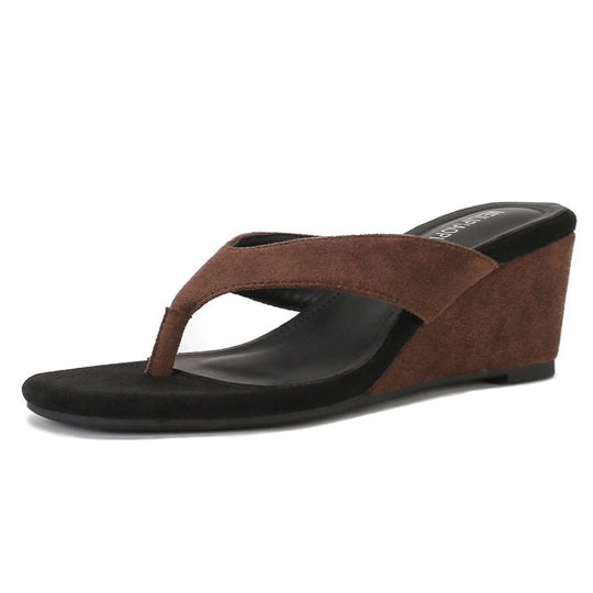 Damen Elegante Wedge-Pantoletten EB