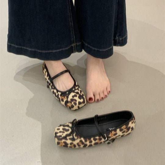 Damen Ballerinas mit modischem Riemchen und dekorativem Schleifendesign EB