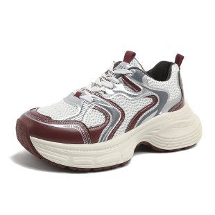 Damen modische Laufsneaker mit atmungsaktivem Obermaterial und komfortabler Dämpfung EB