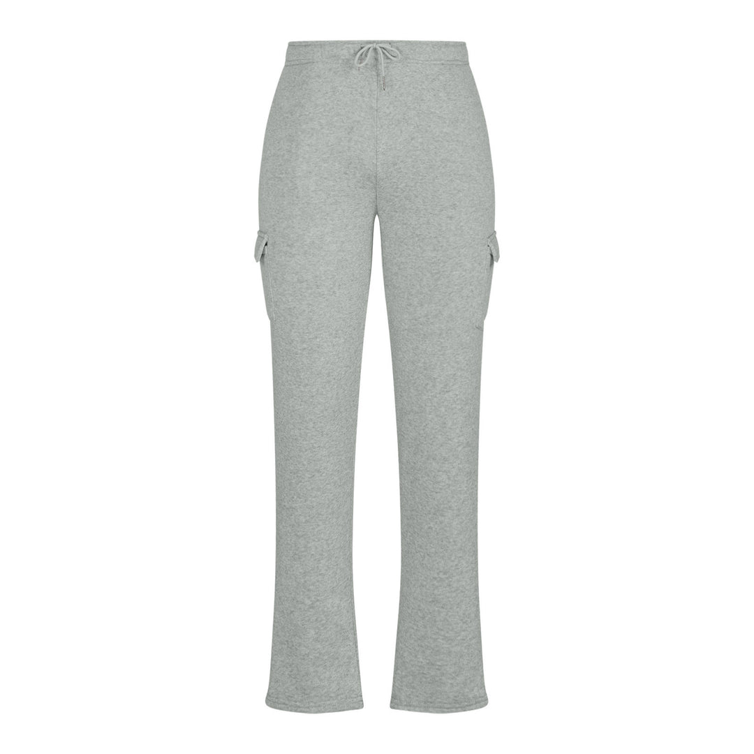 Damen nan weiche Cargo-Jogginghose mit Kordelzug und Seitentaschen EB