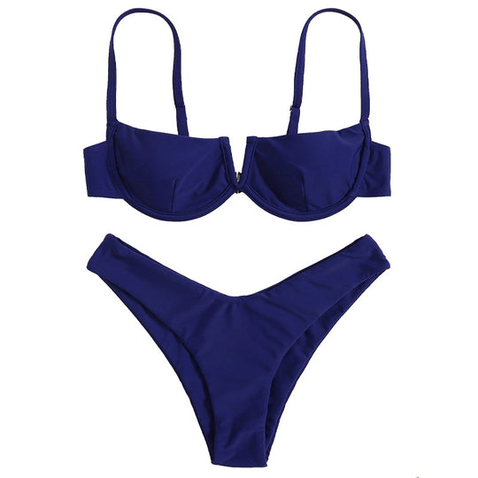 Damen Push-Up Bikini mit elegantem Bügeldesign EB