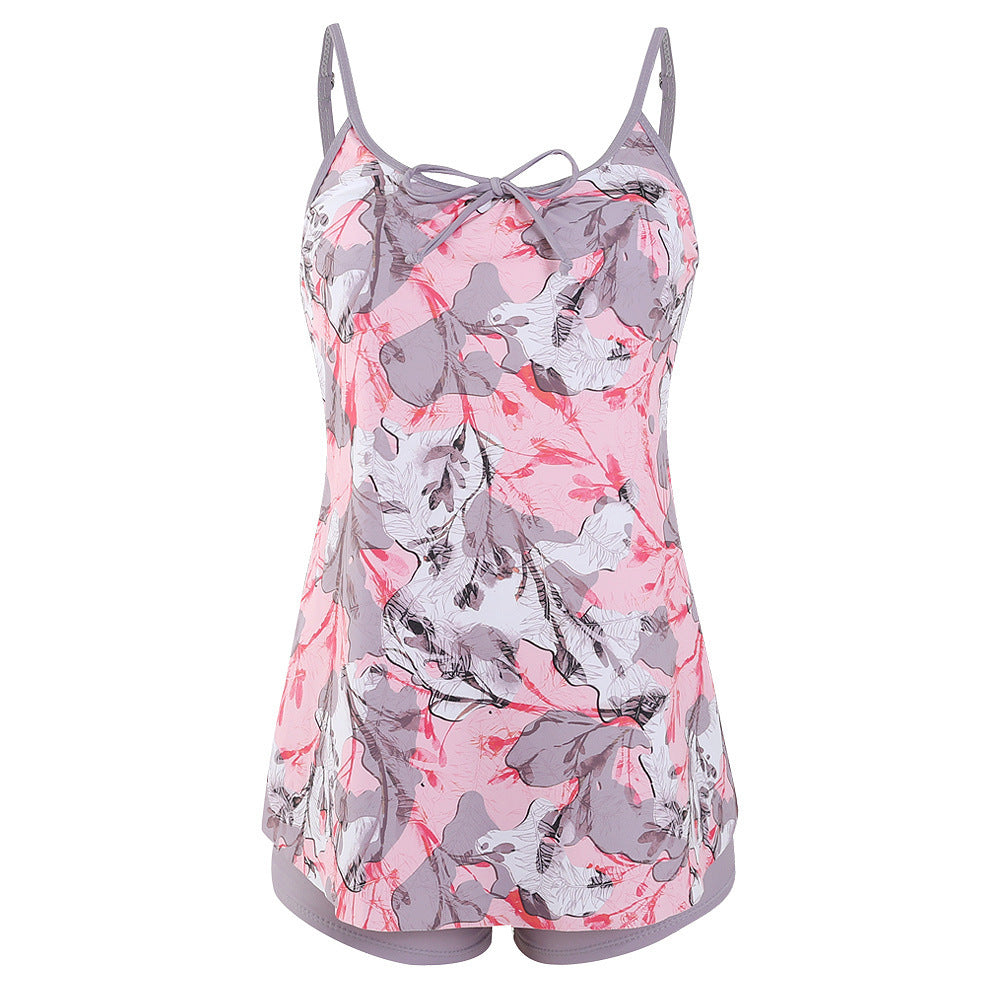 Damen lässiger Strandtop mit Shorts EB