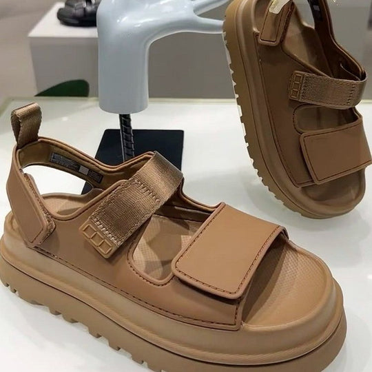 Damen Sportliche Sandalen mit ergonomischem Fußbett und rutschfester Sohle EB
