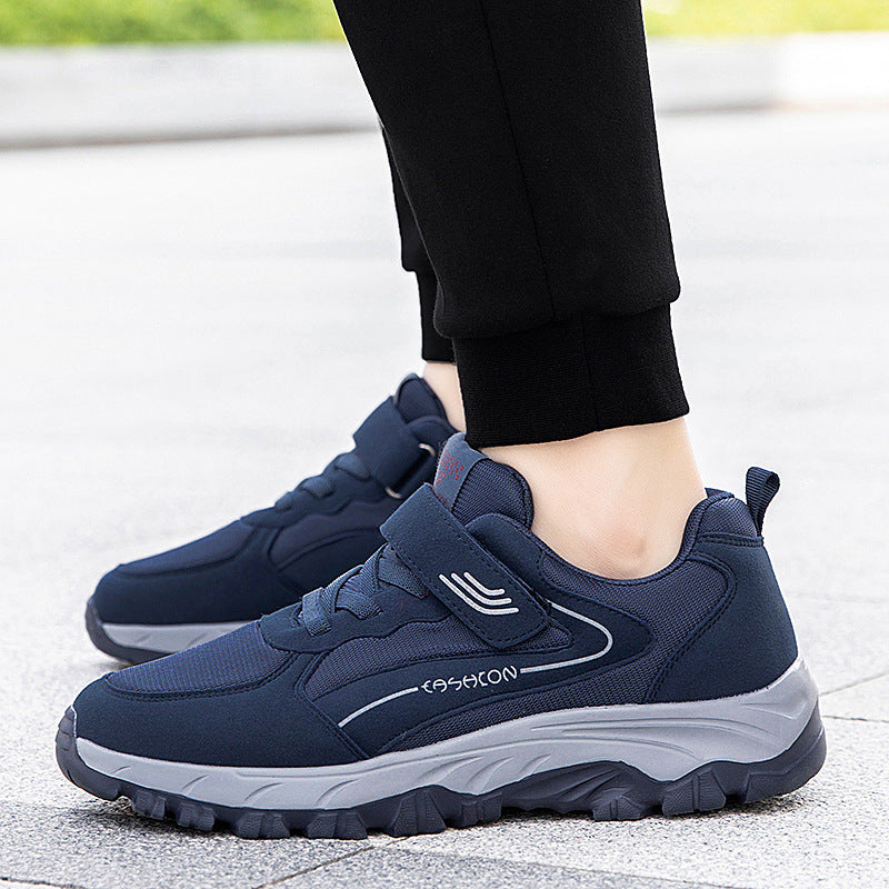 Damen Sportliche Sneaker mit verstellbarem Klettverschluss und stabiler Sohle EB