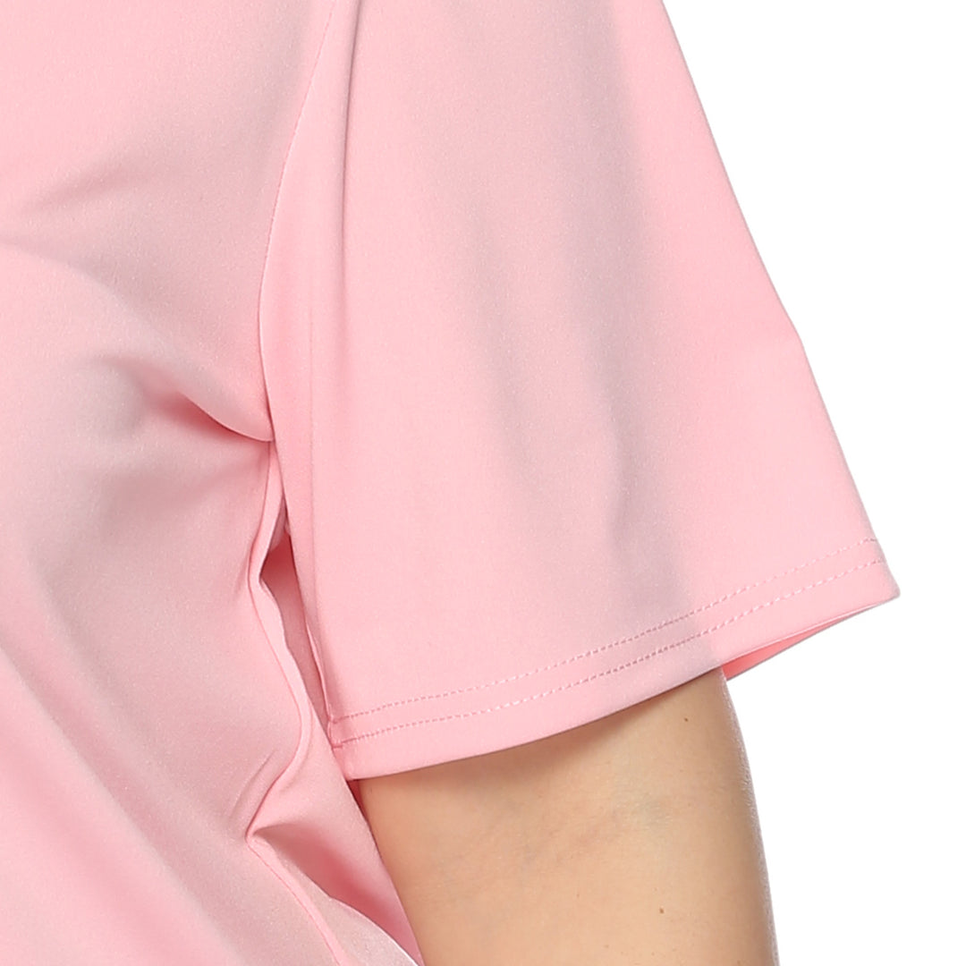 Damen luftiges Oberteil mit floralem Lochmuster EB