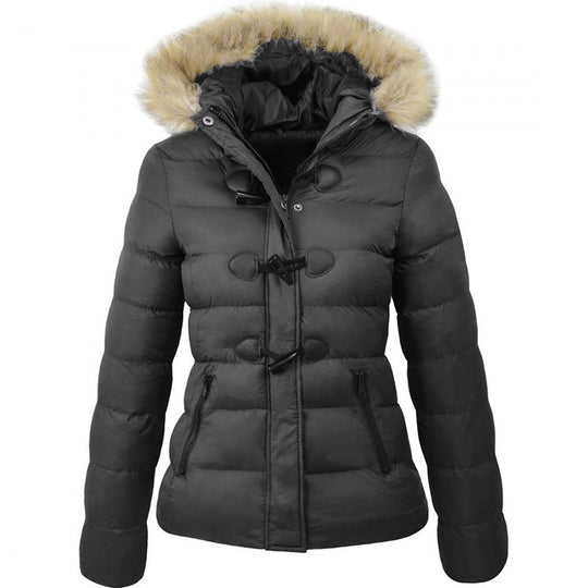 Damen Wintersicherheitsjacke mit abnehmbarer Kapuze EB