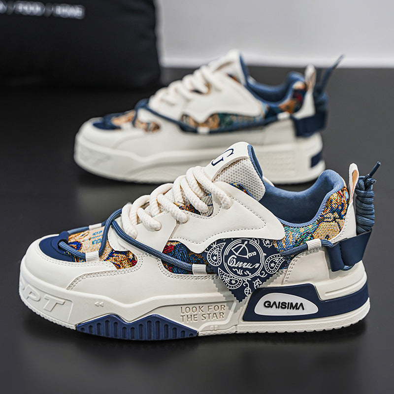 Damen sportliche Chunky-Sneaker mit einzigartigem Design und atmungsaktiver Sohle EB