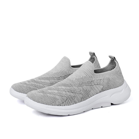 Damen Atmungsaktive Slip-On Sneakers mit rutschfester Sohle und flexiblem Design EB