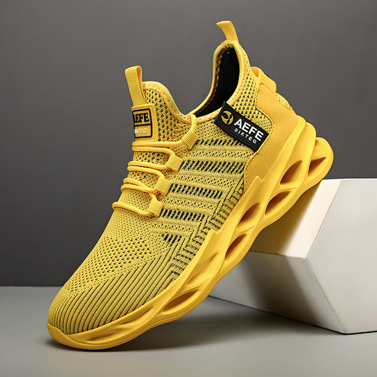 Damen Atmungsaktive und rutschfeste Lauf Sneakers mit stoßdämpfender Sohle EB