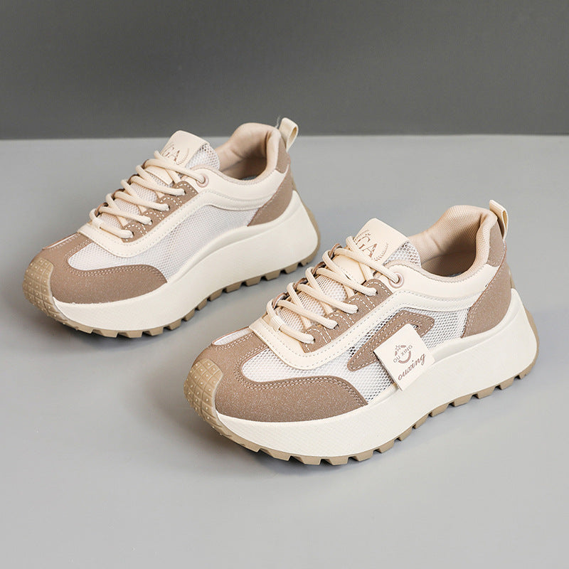 Damen Sportliche Komfort-Sneaker mit atmungsaktivem Mesh-Obermaterial und dämpfender Sohle EB