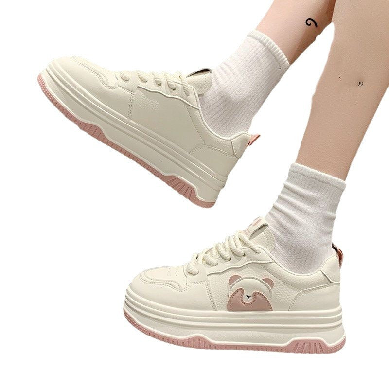 Damen Modische Sneaker mit Pandadesign EB