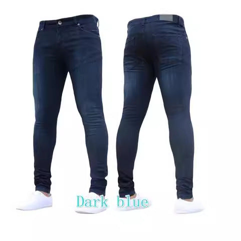 Herren Slim Fit Jeans mit stylischen Nahtdetails EB