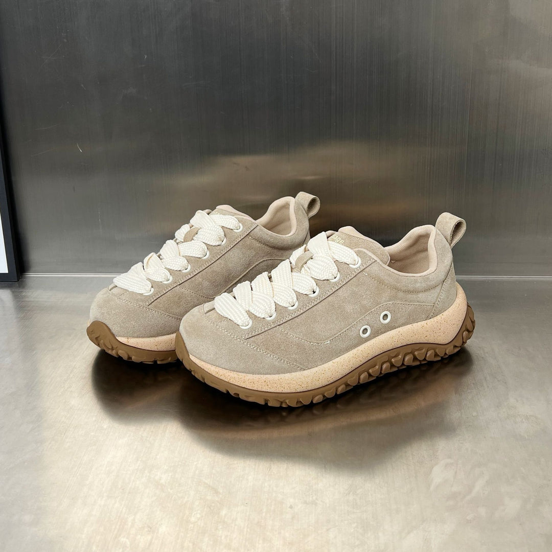 Damen Sportliche Freizeit-Sneaker mit rutschfester Sohle und atmungsaktiver Obermaterialstruktur EB