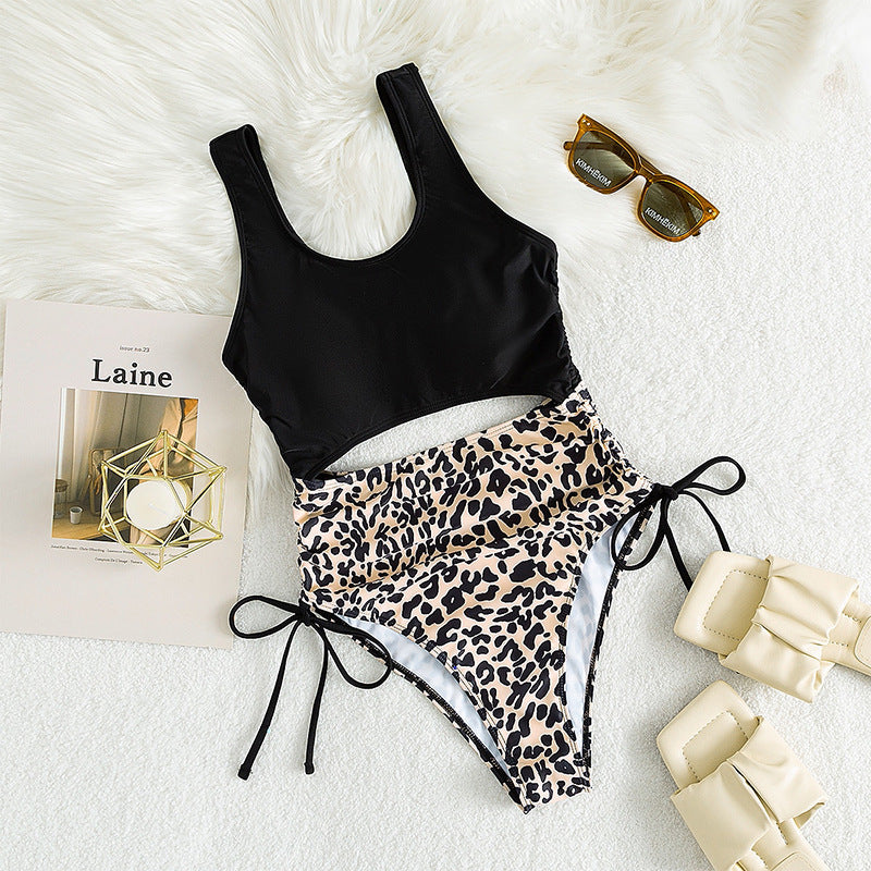 Damen Einteiliger Badeanzug mit Cut-Out-Design und hohem Beinausschnitt EB