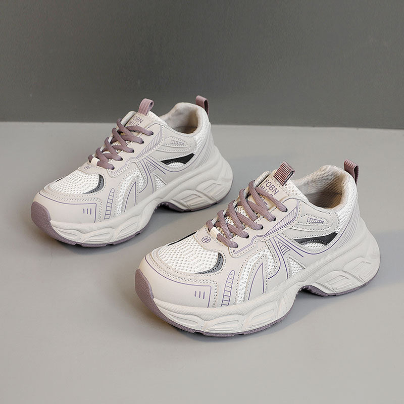 Damen Sportliche trendy Sneakers mit atmungsaktivem Design EB