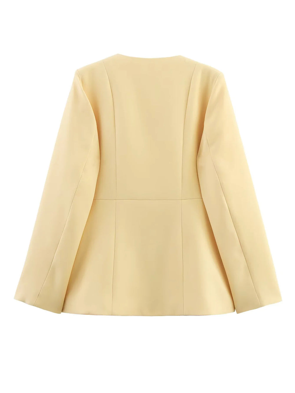 Damen eleganter Blazer mit modischem Schnitt und dekorativen Knopfdetails EB