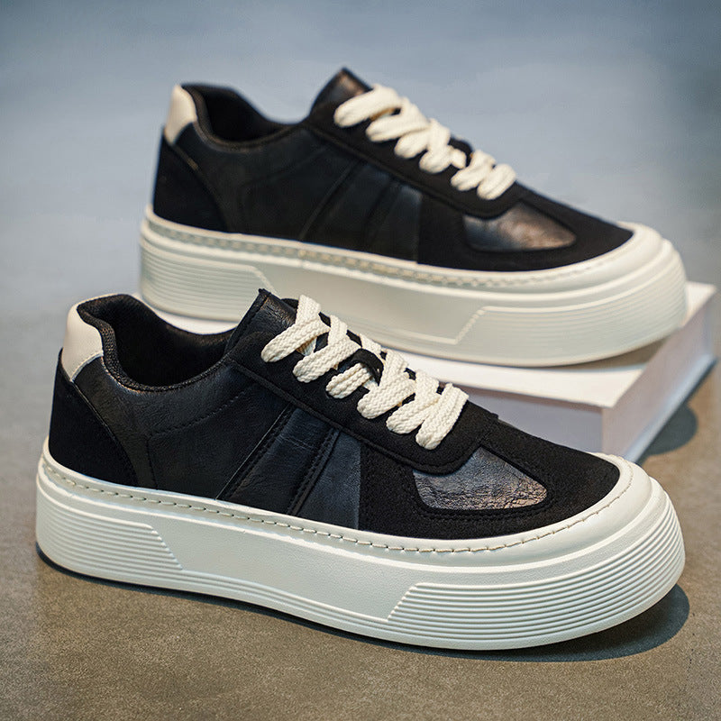 Damen Chunky Sneakers aus hochwertigem Leder mit innovativer Dämpfungstechnologie EB