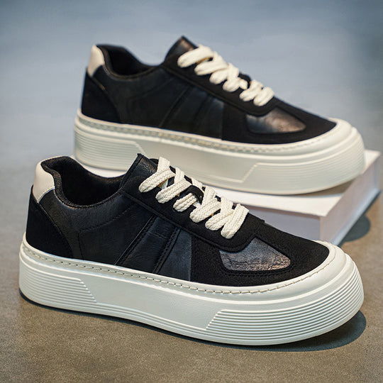 Damen Chunky Sneakers aus hochwertigem Leder mit innovativer Dämpfungstechnologie EB