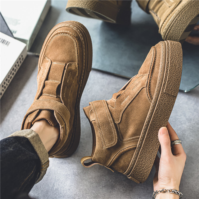 Damen Hohe Sneakers mit elastischer Einschlupf-Oberfläche und robustem Profil EB