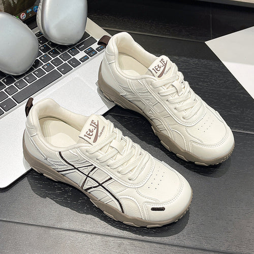 Damen Sportliche Sneaker mit atmungsaktivem Obermaterial und rutschfester Sohle EB