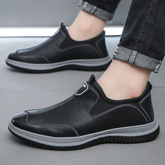 Herren Komfortable Slip-On Freizeitschuhe mit atmungsaktiver Mesh-Oberfläche EB