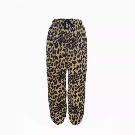 Damen Sportliche Jogginghose mit tierischem Motiv und elastischem Bund EB