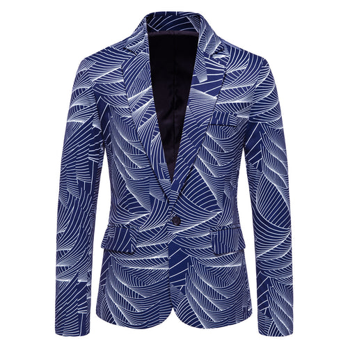 Damen modischer Blazer mit floralem Motiv EB