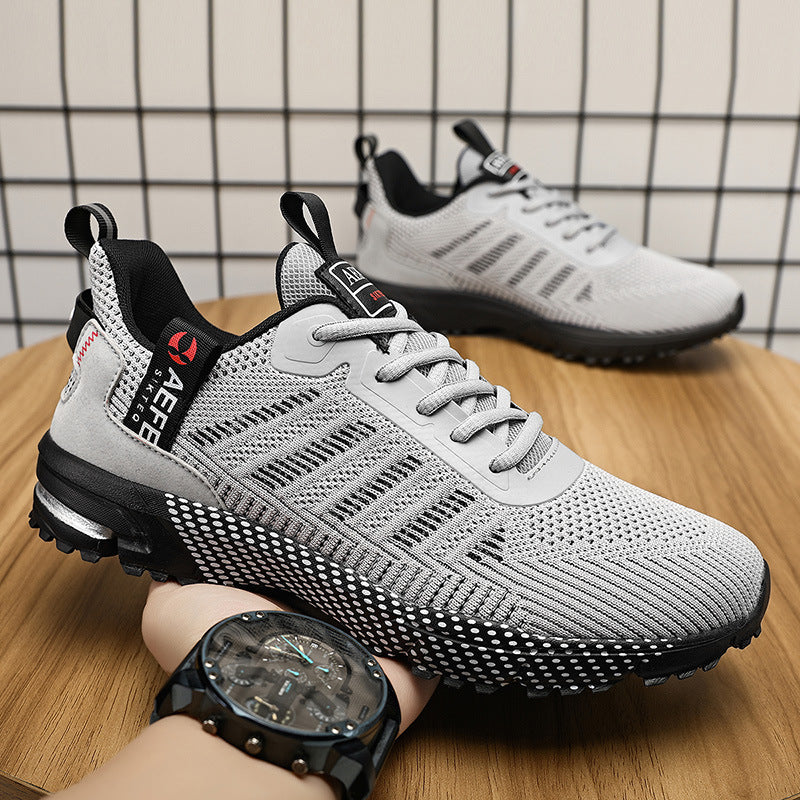 Unisex atmungsaktive Strick-Performance-Sneaker mit gepolsterter Air‑Zwischensohle EB