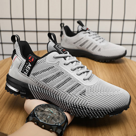 Unisex atmungsaktive Strick-Performance-Sneaker mit gepolsterter Air‑Zwischensohle EB