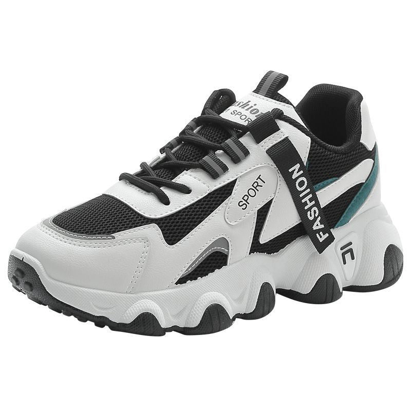 Damen Sportliche Sneaker mit atmungsaktiver Mesh-Oberfläche und dämpfender Laufsohle EB