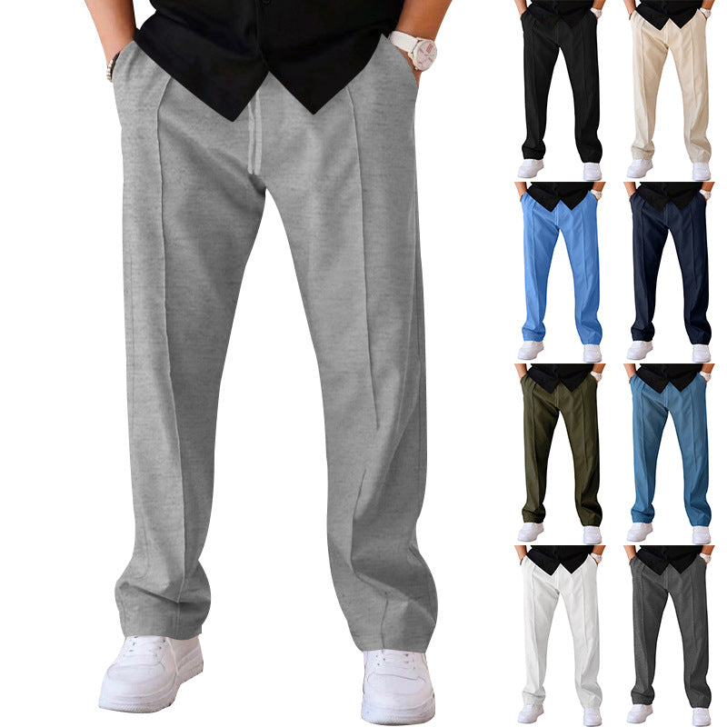 Herren Bequeme Sweatpants mit eleganter Optik und seitlichen Eingrifftaschen EB